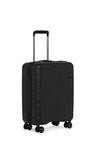 ANTLER - Stamford 2.0 Hard Shell Cabin Suitcase - 54.1 x 40.2 x 20 cm 37L, Lightweight with 4 Spinner Wheels, TSA Locks, Carry On Luggage Approved by easyjet & British Airways - Black