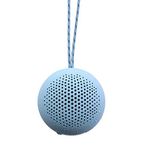 Boompods Rokpod Wireless Portable Bluetooth Speaker - Water Resistant Wireless Speaker, IPX7 Waterproof Rating, Small Indoor/Outdoor Speakers, Great for Garden/Bathroom/Travel, Ice Blue