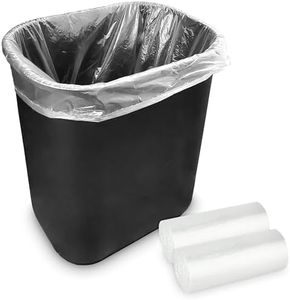 Stock Your Home 2 Gallon Unscented Small Garbage Bags, 100 Count, Leakproof, Versatile Usage, Grab-n-Go