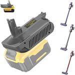 【New Upgrade Version】 V10 Adapter for Dewalt 20V 60V Battery Convert to for Dyson V10 Handheld Vacuum Cleaner Battery Compatible with Dyson V10 Fluffy(NOT FITS V10 Slim)