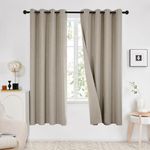 Home Fashion Faux Linen Curtains