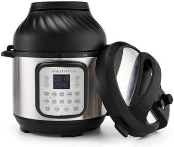 Instant Pot Duo Crisp + Hot Air Fryer 11-in-1 Electric Multi-Cooker 5.7 L - Pressure Cooker, Air Fryer, Slow Cooker, Steamer, Sous Vide Device, Dehydrator with Grill, Keep Warm and Baking Function