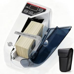 Money Counter Machine, Cash Counter with UV lamp, Portable Bill Counting Machine 600 banknotes/min