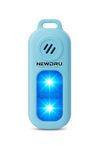 NEWDRU Defence Emergency Alarm in Keychain for Women Safety | Security Personal Protection Devices for Women, Girls, Kids & Elderly | SOS Alarm Loud Siren with LED Strobe Light - Blue