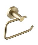 Bristan RD BB Round Toilet Roll Holder, Brushed Brass
