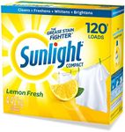 Sunlight Lemon Fresh Powder Laundry Detergent, 120 Wash Loads 4.42 Kg (Packaging May Vary)