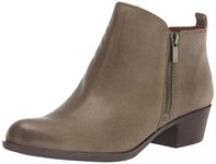 Lucky Brand Women's Basel Ankle Boot, Mossy, 5.5