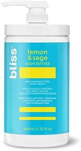 Bliss Lemon & Sage Body Butter Daily Moisturizing Cream for Dry Skin â‚¬â€œ Quick Absorbing Long Lasting and Free of Paraben and Sulfates 100% Veganâ‚¬â€¹ and Deeply Nourishing 32 oz