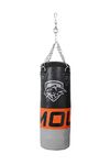 RMOUR Unfilled Heavy PU Punch Bag Boxing MMA Sparring Punching Training Kick Boxing Muay Thai with Hanging Chain (2.5 FEET)