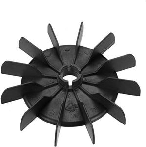 uxcell Compresseur d'air supplémentaire Plastique Blanc de remplacement Moteur ventilateur VANE 142 * 18mm Round Shaft
