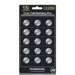 CR2450 Battery, POWEROWL CR2450 3V Lithium Coin Cell Battery, High Capacity cr 2450 Button Battery(15-Pack)