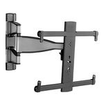 Sanus Premium Full Motion TV Wall Mount for 32" - 55" TVs - Stainless Steel Finish with FluidMotion Design for Smooth Extension, Tilt,