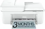 HP DeskJet 4227e Wireless All-in-One Color Inkjet Printer, Scanner, Copier, Best-for-Home, 3 Month Instant Ink Trial Included, AI-Enabled (6W7F0A)
