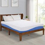 Olee Sleep C10FM01MOLVC Bed Mattress Conventional, California King, White/Blue