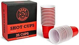 BEERBALLE® Shot Red Cups - 25 Red S