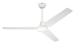 72268 Westinghouse 142 cm White Indoor Ceiling Fan, Light Kit with Opal Frosted Glass