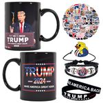 2024 Trump Mug Maga Novelty Coffee Mugs Make America Great Again Coffee Mug Donald Trump Merchandise Man Face Mug Keep America Great Take America Back…