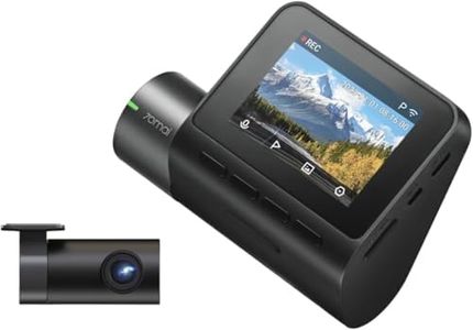 70mai A200 HDR Dual Dash Camera, 1080P Real HDR Front & 1080P Rear, Night Owl Vision, MaiColour Vivid+, G-Sensor, App Playback & Share, Optional Parking Mode