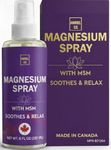 Magnesium Oil Spray with MSM 8 fl oz –Made in Canada- Fast-Absorbing Topical Magnesium for Muscle Recovery, Joint Support, and Relaxation BY AMRIEL CO.
