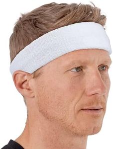 Running Headbands for Men and Women - Athletic Sweatband - Terry Cloth Bands for Basketball, Tennis, Football, Gym, Running, Cosplay & Costumes