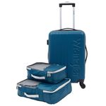 Wrangler Carry-On Luggage Set, Blue, Blue, Carry-on Luggage Set