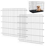 Tandefio 2 Pcs Dog Crate Divider Panel Metal Pets Divider Panel Dog Crate Divider for Pets(48 Inches Models 710BK, 1248, 1348TD)