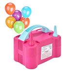 Amazon Brand - Jam & Honey Electric Balloon Inflator Machine | 2 Nozzles | for Birthday, Anniversary and Other Celebrations