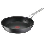 Tefal Jamie Oliver Cook’s Classics Frying Pan, 28cm, Non-Stick, Oven-Safe, Induction, Riveted Handle, Hard Anodised Aluminium, H9120644 , Black