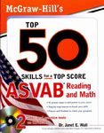 McGraw-Hill's Top 50 Skills For A Top Score: ASVAB Reading and Math with CD-ROM