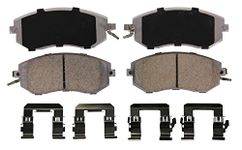 Wagner Brake ThermoQuiet QC1539 Ceramic Disc Pad Set With Installation Hardware, Front