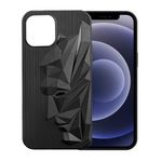 Prolet Superhero Soft Mobile Case Compatible for iPhone 12 3D Engraved | Shockproof | 360 Degree Protection | Scratchproof Cover- Black