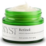 XYST 1.0% Retinol Night Cream for Anti Ageing, Fine Lines, Wrinkles & Skin Regeneration 50gm | Improves Elasticity & Skin Firmness | Derma-certified | All Skin Types