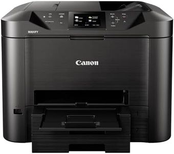 Canon Maxify MB5450 Impresora Compacta Multifunción 4 en 1, Sistema de Inyección de Tinta, WiFi, Pantalla LCD Táctil, ADF de 50 Hojas, Impresión de Alta Velocidad, Capacidad 500 Hojas, Negro
