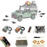 MYMG for Lego Land Rover Classic Defender 90 10317 Super Motor and Remote Control Upgrade Kit, Birthday, for Adults, Compatible with Lego Icons 10317(Model not Included)…