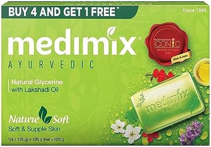 Medimix Ayurvedic Glycerine Soap, 125g (4+1 Super Saver Pack)