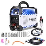 Reboot Plasma Cutter Non-Touch Pilot Arc 240V 60Amp Plasma Cutting Machine,High-Quality Consumable Set and Large Digital Display Easy Cut Upgrade RBC6000L