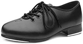 Bloch Ladies Student Tap SF3710L PU Top Oxford Style Lace up Shoes Black Adult Sizes (Numeric_5_Point_5)