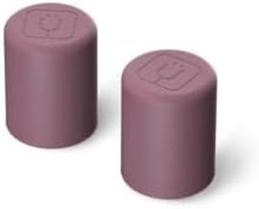 BrüMate Magnetic Straw Caps | Silicone Straw Topper 2-pack | Dust & Dirt Resistant | Compatible with All Era and Resa Tumblers (Rose Taupe)