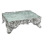 Arthur Court Designs Aluminum Grape Cake Pedestal Sheet Stand 17" x 13"