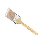 Cutting Edge Premium Quality SRT Synthetic Filament Paint Brush - 2.5" Angled - Wooden Ergonomic Grip Beavertail Handle - Suitable for All Paints, No Breaking-In Required (2.5" / 63mm Angled)