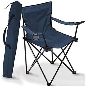 Mokshith Camping Folding Chair, Lightweight, Durable, Comfortable and Foldable Outdoor Fishing Chair with armrests and Cup Holder, Very Suitable for Camping, Festivals, Beach, Barbecue