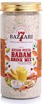 7 BAZAARI™ Kesar Pista Badam Drink Mix 225G - All Natural Blend of Almonds, Pistachios, Cashews with Saffron & Rose Petals | No Artificial Flavors | Nutritious All-Season Drink for Children | Winter & Summer Beverage | Healthy Traditional Indian Drink