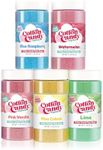 Cotton Candy Express Floss Sugar Variety Pack 5 - 11oz Plastic Jars of Lime, Watermelon, Pina Colada, Blue Raspberry, Pink Vanilla Flossing Sugars. Use with Cotton Candy Express countertop machine