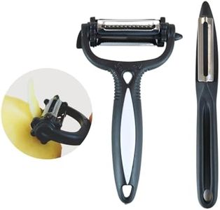Qbz Pelador de Patatas 3 en 1 para Verduras y Frutas + Pelador adicional - Pelador Patatas Profesional, Pelador Zanahorias y Más, Duradero y Ergonómico