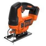 BLACK+DECKER 18V Cordless Pendulum Jigsaw - Bare Unit (Battery not Included), BDCJS18N-XJ