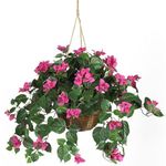 Nearly Natural Bougainvillea Hanging Basket Artificial Plant