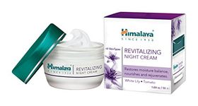 Himalaya Revitalizing Night Cream, Nourishes and Rejuvenates, For All Skin Types, Dermatologically Tested, 50 ml (1.69 oz)