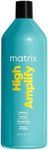 Matrix High Amplify Volumizing Shampoo, Instant Lift & Lasting Volume, Silicone-Free, Boost Structure in Fine, Limp Hair, Salon Professional Shampoo