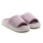 Slipper for Women Winter Flip Flop Cross Band Soft Wool Indoor Slides Girls Faux Fur Cozy Carpet Spa Home Slippers for Bedroom Sandals (Purple,6Uk)