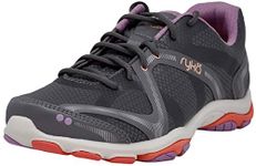 RYKA Womens Influence Mesh Training Dance Shoes Gray 9.5 Medium (B,M)